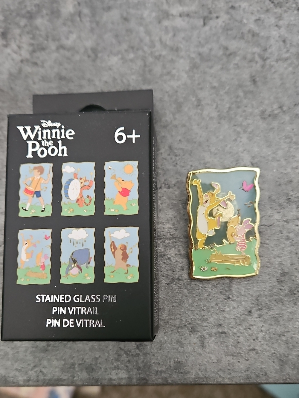 Loungefly Winnie the Pooh Stained Glass Pin